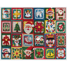 White Mountain 1000 Piece Jigsaw Puzzle Winter Christmas Holiday Puzzles for Adults and Teens 24"x30" Large Pieces - Christmas Crochet