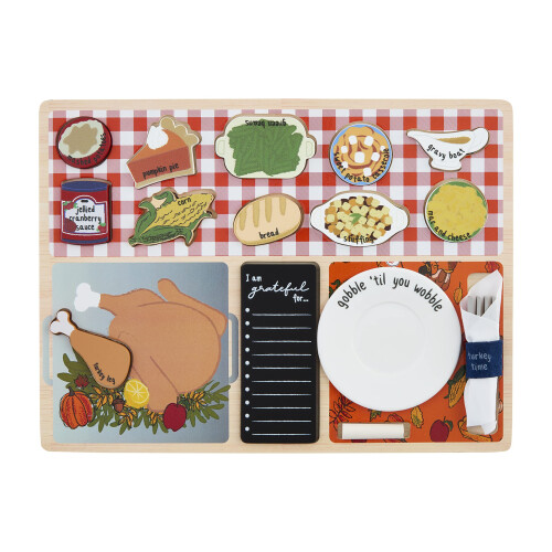 Puzzle pour enfants Mud Pie Turkey Time, 9" x 11 3/4"