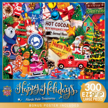 MasterPieces 300 Stuk EZ Grip Legpuzzel - Groeten uit de Noordpool - 18"x24"