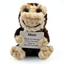 Regalos Positivos de Bigfoot para Mamá - Animales de Ganchillo Divertidos para el Día de la Madre