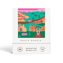 Liste d'Aventures du Dakota du Sud : 50 Cartes à Gratter pour Activités de Plein Air et Attractions
