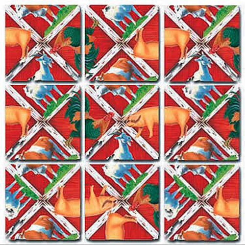 b. dazzle, inc Scramble Squares: Bauernhoftiere