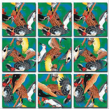 B Dazzle Woodpeckers Scramble Squares 9-delig Puzzel