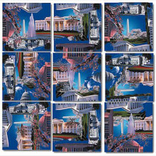 Puzzle Scramble Squares Washington DC 9 Pièces