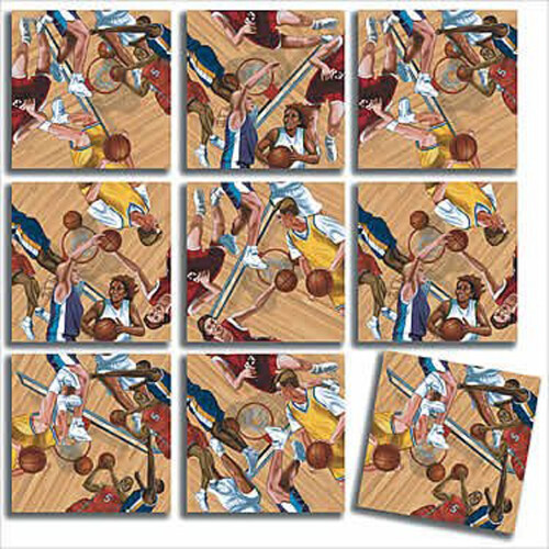B Dazzle Hoops Scramble Squares 9-delige Puzzel