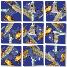 B Dazzle New York Puzzle 9 Pièces Scramble Squares