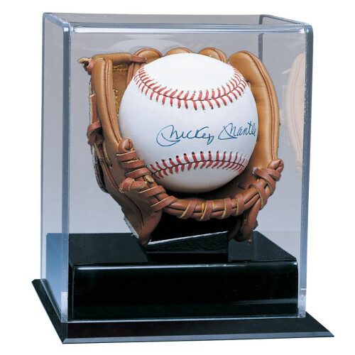 MLB Caseworks Mjuk Brun Handske Baseball Display
