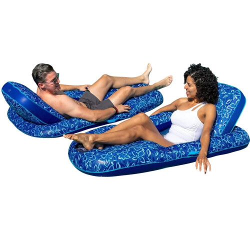 Aqua Luxus Poolliege, 2er-Pack
