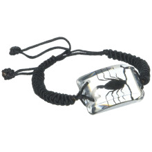 Bracelet Scorpion Noir REALBUG, Transparent, 25 cm