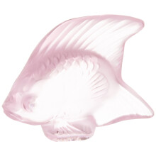Figurine Poisson Lalique 3002800, Rose/Or
