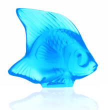 Lalique Lal-8946 Poisson-Lumière Bleue Cristal, Gelée Bleue
