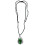 Collier avec Pendentif de Scarabée Vert REALBUG, Transparent, Grand 1