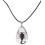 Collier avec Scorpion Noir Réel, Transparent, Petit 1