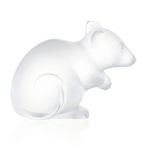 Lalique Lalique 1068000 Maus Figur, Klar