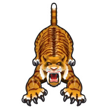 WindNSun Brainstorm Dinosaurs Sabre Tooth Tiger Nylon Kite, 54" Tall