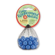 Mega Marbles Vervangingsspel (30 Stuks), Blauw, 14mm