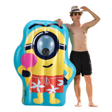 Giant Minions Pool Float, Inflatable Ride-On Wasserfloat mit lizenziertem Minions Design, langlebig für Kids und Erwachsene