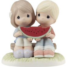 Precious Moments 213003 Youre One in A Melon Bisque Porcelain Figurine