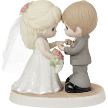 Figurita de Porcelana/Fabric con Este Anillo, Te Wed de Precious Moments 222009