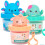 Mini Squishmallows Slime Squad - 3 Charms de Slime 1