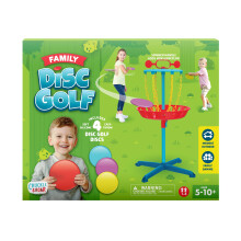 Chuckle & Roar - Disc Golf Familial - Intérieur ou Extérieur - Amusement et Accueil - Sécuritaire et Durable - À partir de 3 ans