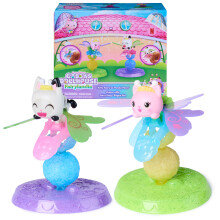 Gabby's Dollhouse Fairylandia, Kitty Fairy & Pandy Paws 2-Pack mit Displayständern, Spielzeug für Kinder