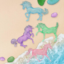 Breyer Stablemates | Coffret Gemmes de l'Océan | Figurines Licornes | Modèle B-SM-10473