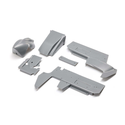 Losi Karosserie-Panel-Set Silber 22S Sprint LOS-1889