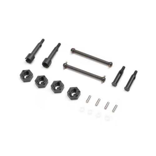 Losi Drivaxlar, Nav, Hjulhexor Micro-B/T, LOS-1764