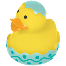 Schattige Teal Pasen Rubber Eend - 2,25" x 2" (Verpakking van 1) - Feestelijke Bad Speelgoed
