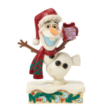 Enesco Disney Traditions Jim Shore Frozen Olaf Pupazzo di Neve, 4.65 Pollici, Multicolore
