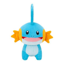 Pokémon Peluche 20 cm Mudkip - Bleu/Orange - Jouet de collection officiel pour enfants 2+