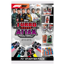Topps F1 Turbo Attax Pacchetti Avvio 2025 | Include 20 Carte Turbo Attax | Giochi di Carte