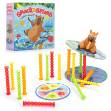 Educational Insights Snack or Splash - Learning Games for Kids Ages 4-8, Toddler Board Games, Strategy Topple Game, Tabletop Family Board Game, Presch