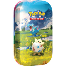 Pokemon TCG: Mega Evolutie - Verheven Helden Mini Tin: Togepi & Totodile (1 Stickerblad, Pokémon Kaart & 2 Booster Packs)