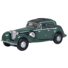 Oxford Diecast SS RHD (Right Hand Drive) Suede Green with Black Top 1/148 (N) Scale Diecast Model Car NJSS005