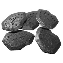 Mutagen Metal Shard Fragments by Dranda Games | Ages 12+ | Used as Currency in Mutagen Base Game | Octagonal Shard Design with Weathered Finish for Im