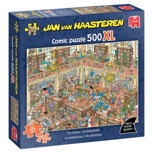 Jan Van Haasteren Jan Van Haasteren - 500XL - The Library - Puzzle