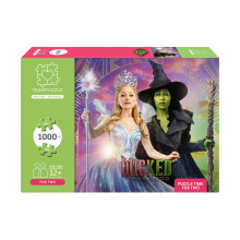 TEAMPUZZLE: Wicked: für immer - 1.000 Teile Puzzle, 2 Teile, Hexenfilm Szene, 27x19, mit QR Code Extras, Familie & Freunde 12+