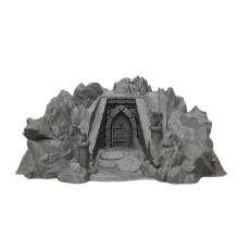 Ancient Cave Entrance Small - 28mm Scale Fantasy Terrain Structure - PLA 3D Printed Stone Landmark - Compatible with Tabletop RPGs, Dioramas, and Mode