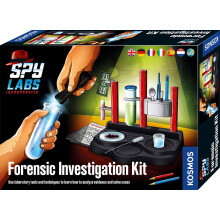 KOSMOS 617240 Spy Labs Kit Investigazione Forense, Laboratorio Detective, Analisi Prove e Risolvi Casi