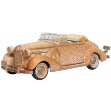 1936 Special Convertible Coupe Beige (Rusted) Junkyard Project 1/87 (HO) Scale Diecast Model Car by Oxford Diecast 87BS36006