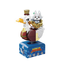 Kung Fu Panda : Zhen sur SkateKart Figurine à construire de 136 pièces