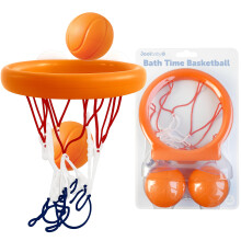Jool Baby Panier de Basketball pour Tout-Petits, Jouet de Baignoire - Inclus: Panier avec Ventouses, 2 Ballons