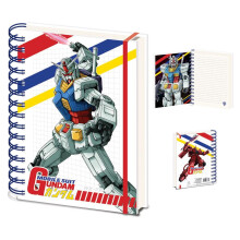 Pyramid International Bold Design for Sci-Fi Fans Gundam Colour Cut Away A5 Wiro Notebook