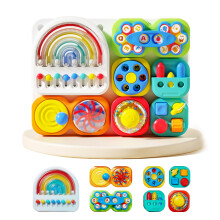 auby Busy Board 3.0 Gioco Educativo Sensoriale Smontabile per Bambini 1-6