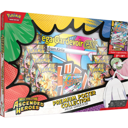 Pokémon Pokemon TCG: Mega Evolution - Ascended Heroes - Premium Poster Collection - Mega Gardevoir