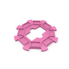 Volareo Mexican Train Hub - Replacement Hub Centerpiece for Mexican Train Dominoes (Pink)