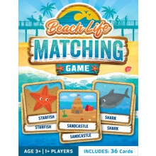 MasterPieces Officiële Geautoriseerde Beach Life Kaartspel voor Kinderen en Gezinnen