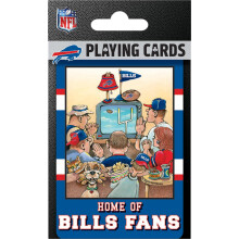 Masterpieces Buffalo Bills Fan Deck Spielkarten - Offiziell lizenziert, 54 Karten - Erwachsene